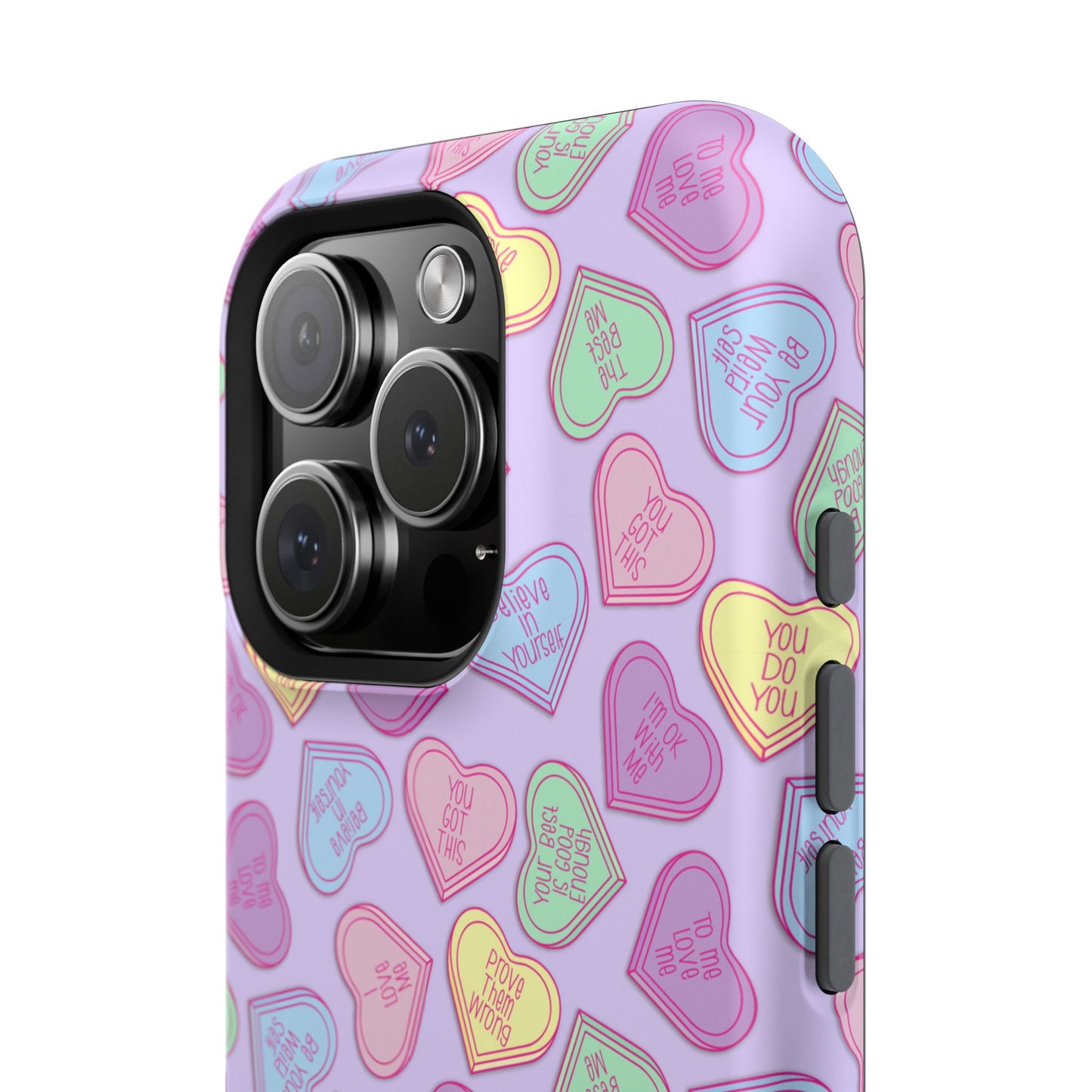 I Heart Me Purple Phone Case