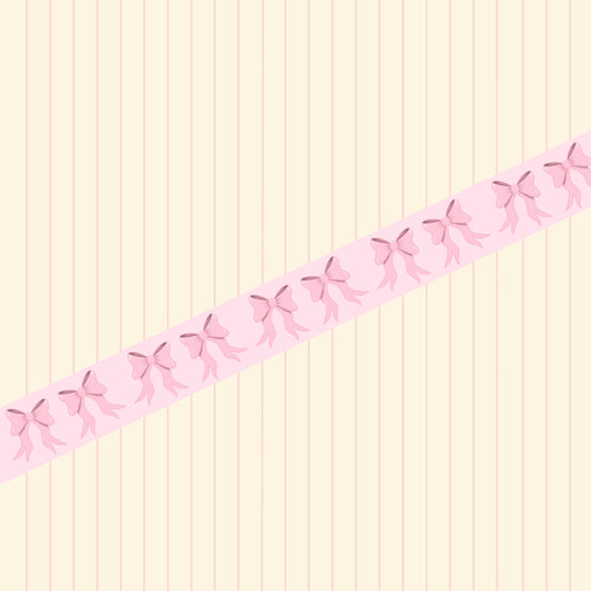 Little Bow Washi Tape | Pink, Lilac & Powder Blue Bow Washi Tape