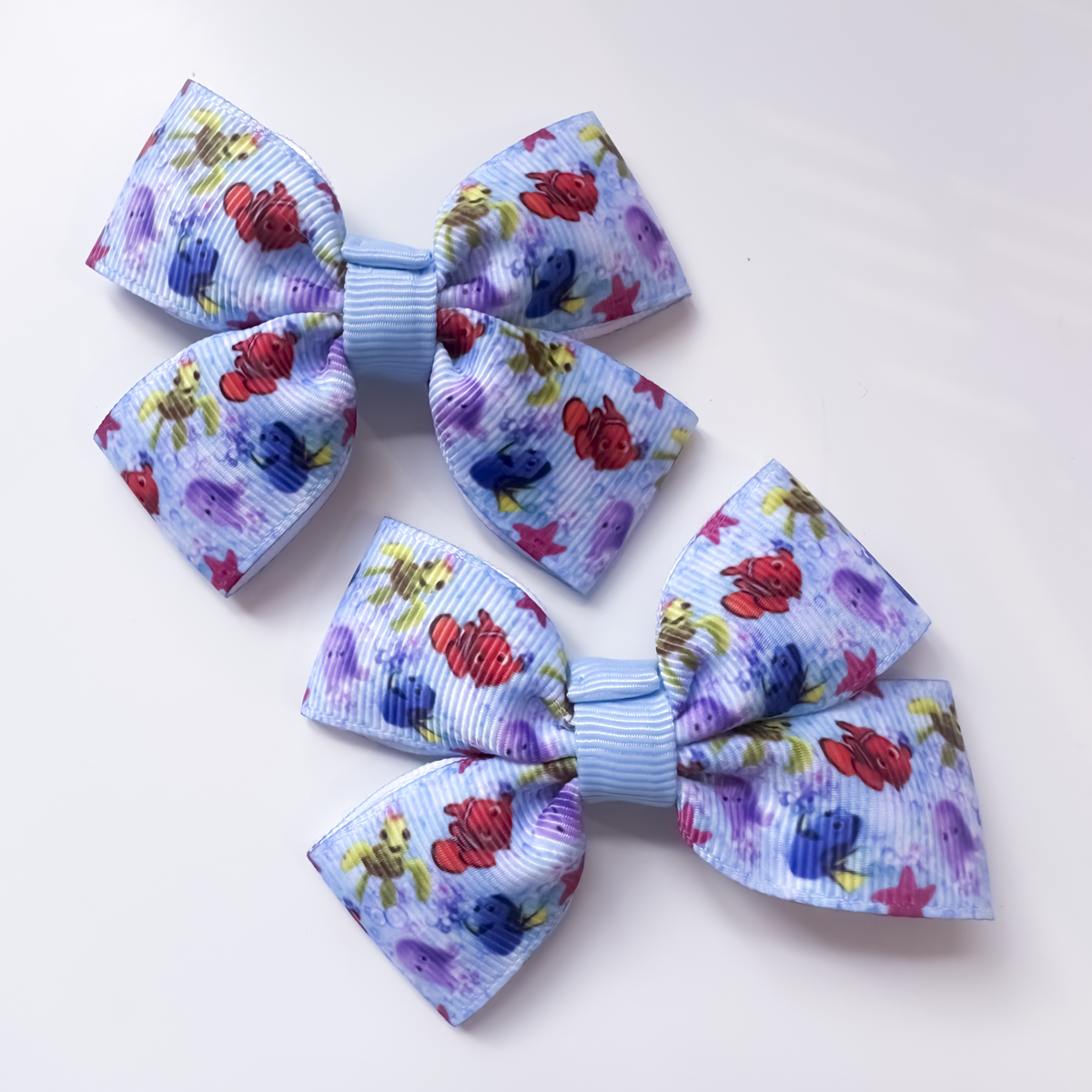 Character Hair Bows | Alligator Clip Pair