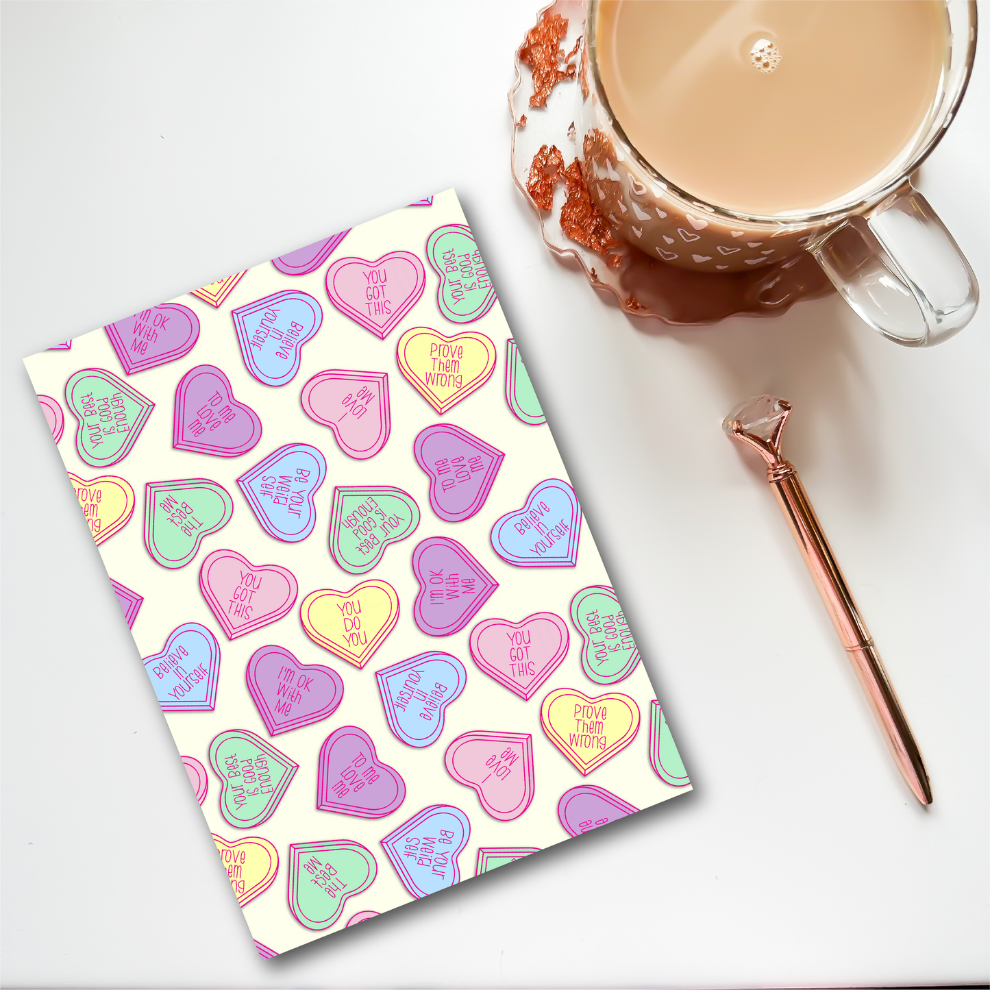 END OF THE LINE - I Heart Me A5 Notebook