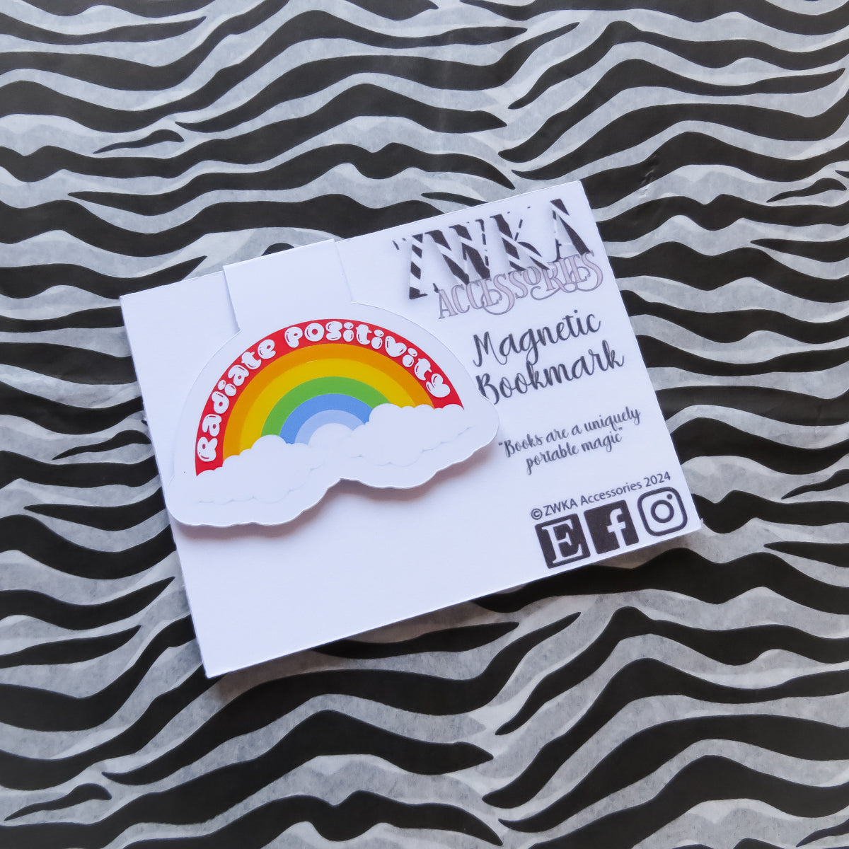 SECONDS - Radiate Positivity Magnetic Bookmark