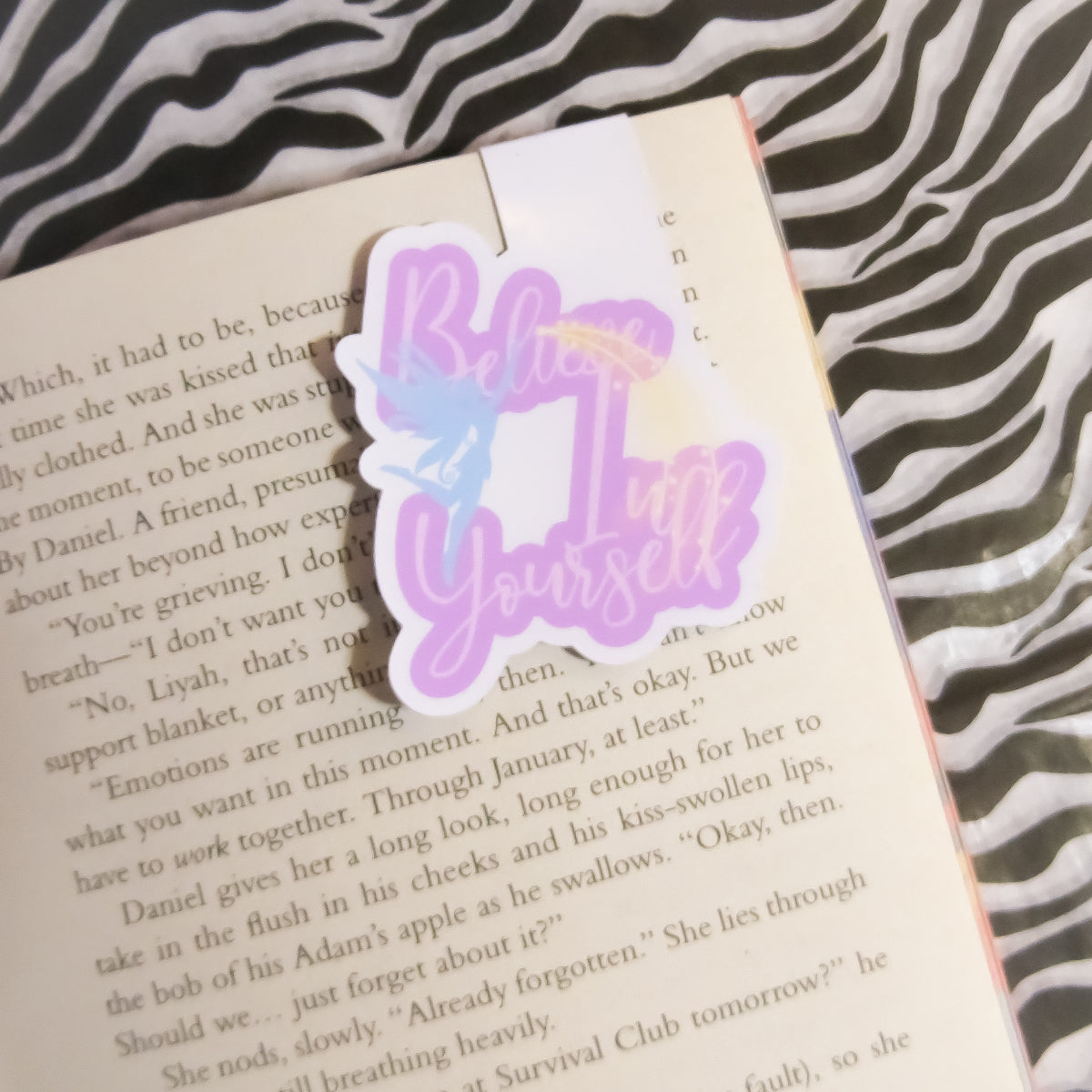 SECONDS - Believe in Yourself Magnetic Bookmark