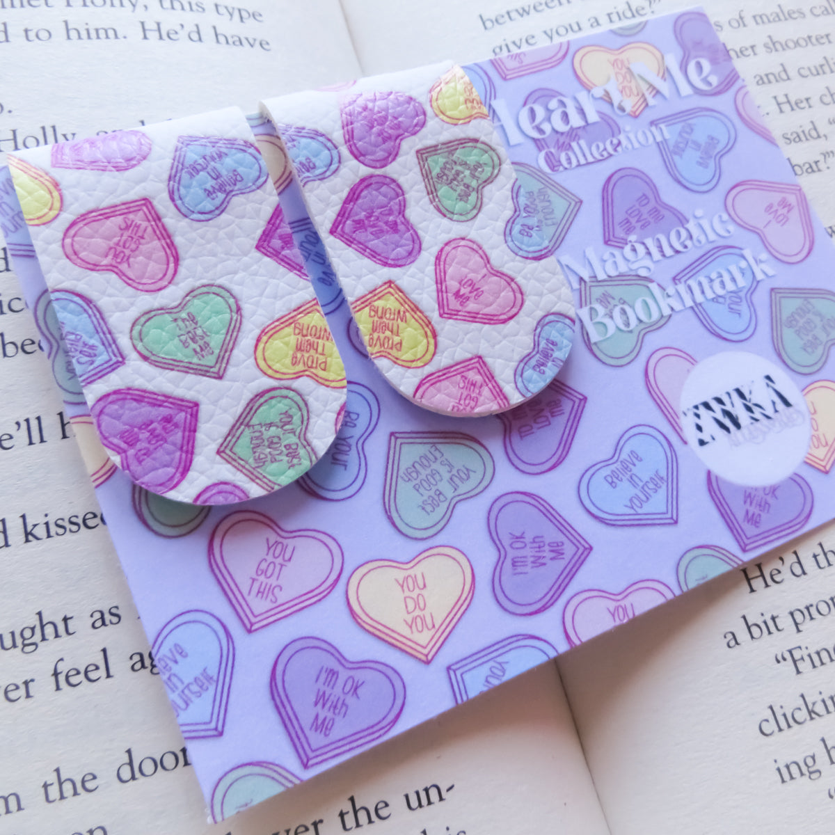 I Heart Me Magnetic Bookmark Set