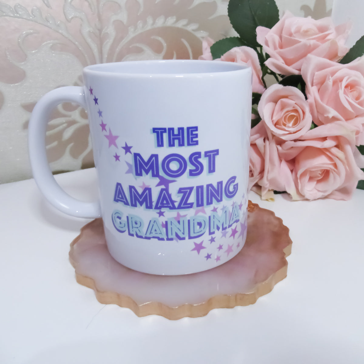 To the Most Amazing Grandma Mug & Greeting Card Mother's Day Bundle
