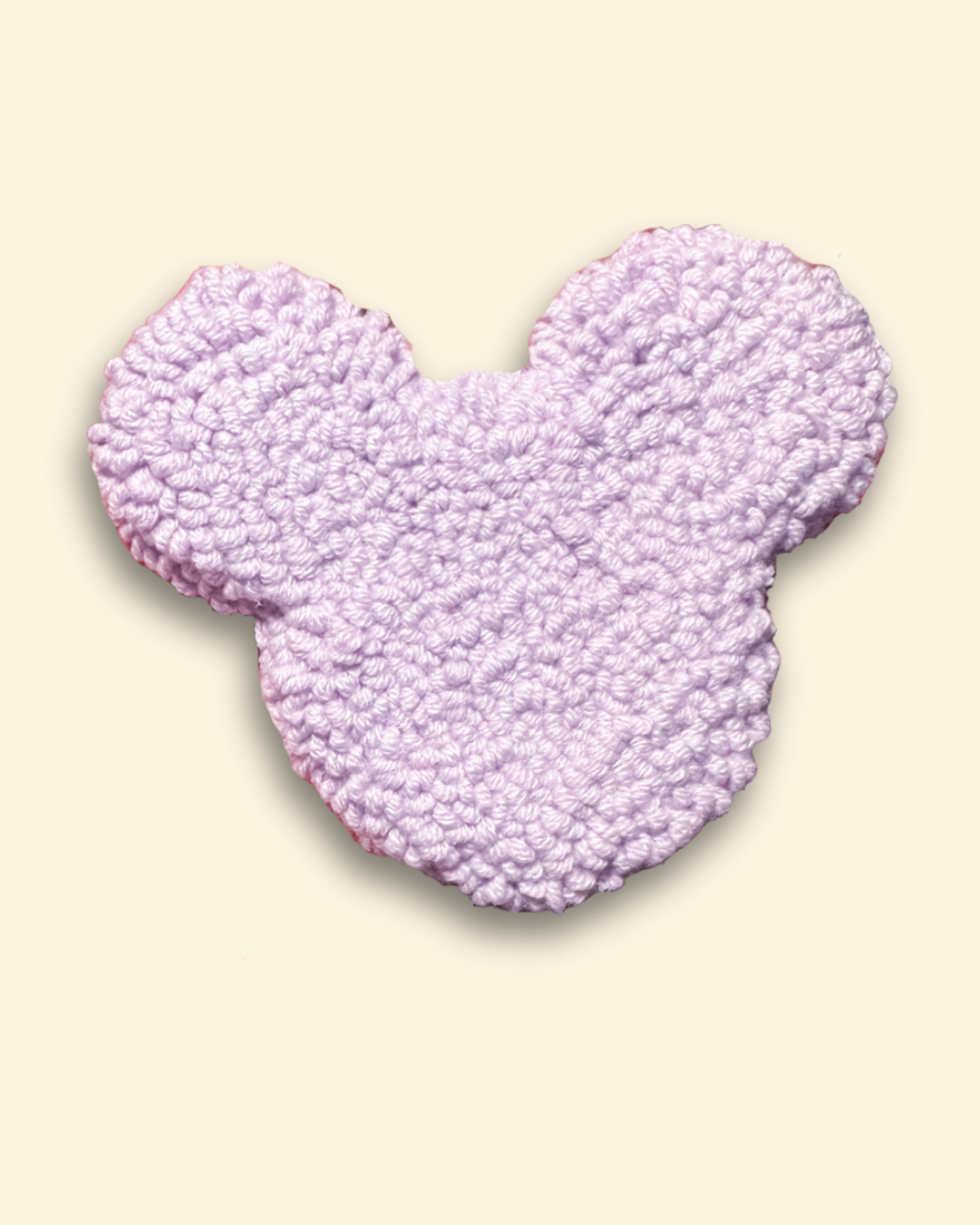 Custom Mouse Mug Rug | Choose Your Colours | Handmade Punch Needle Coaster