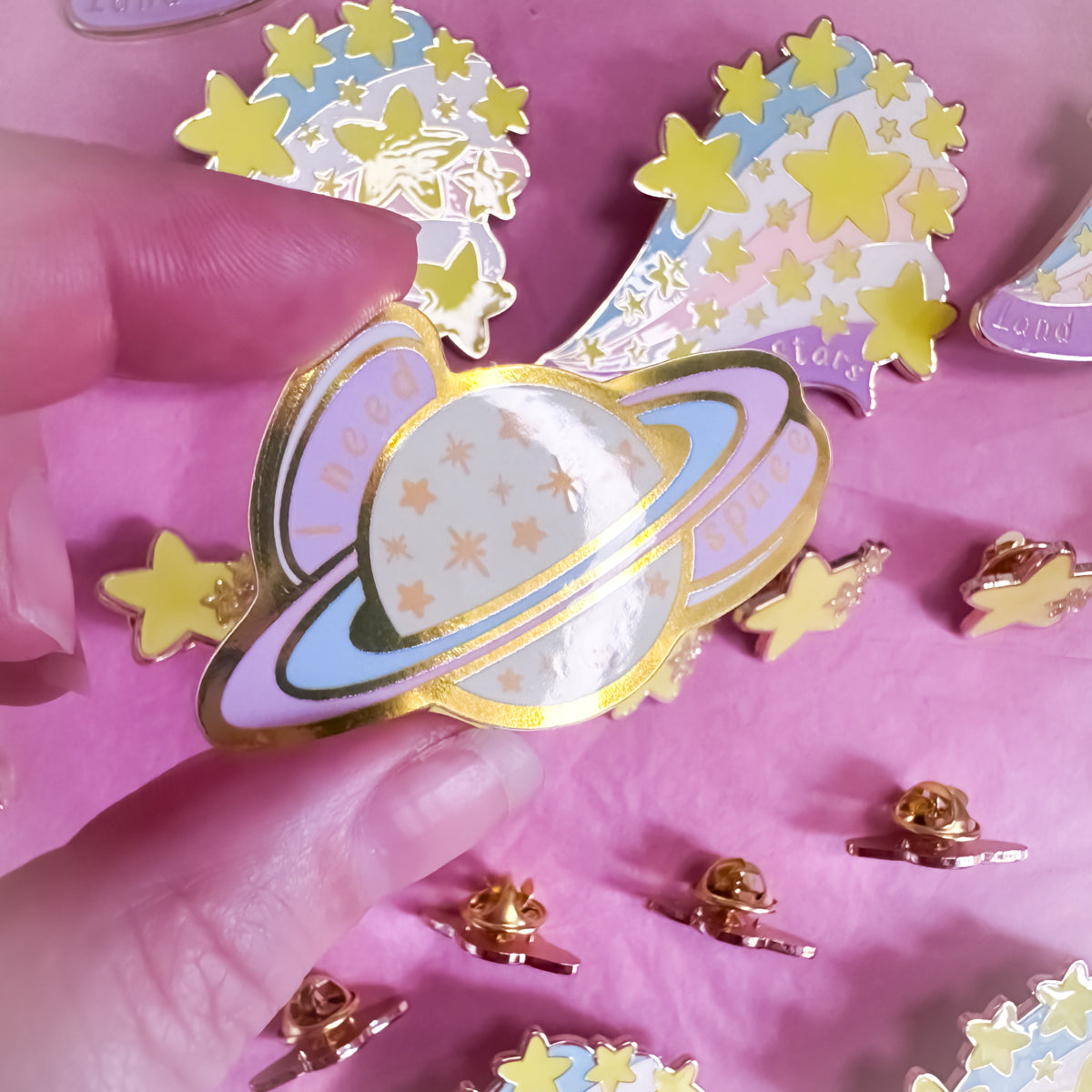 SECONDS - I Need Space Mirror Sticker