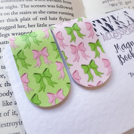 Magnetic bookmark aesthetic reading setup