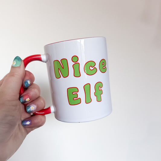 SECONDS - Nice Elf Mug & Coaster Bundle