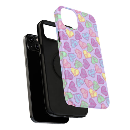 I Heart Me Purple Phone Case