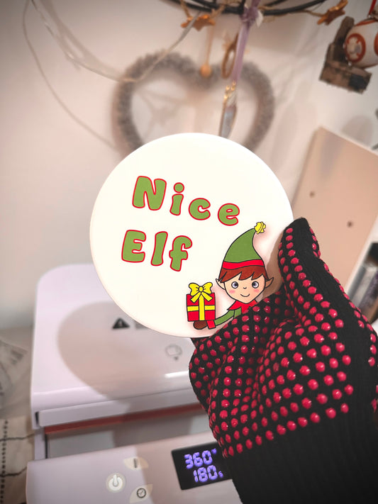 Nice Elf Badge