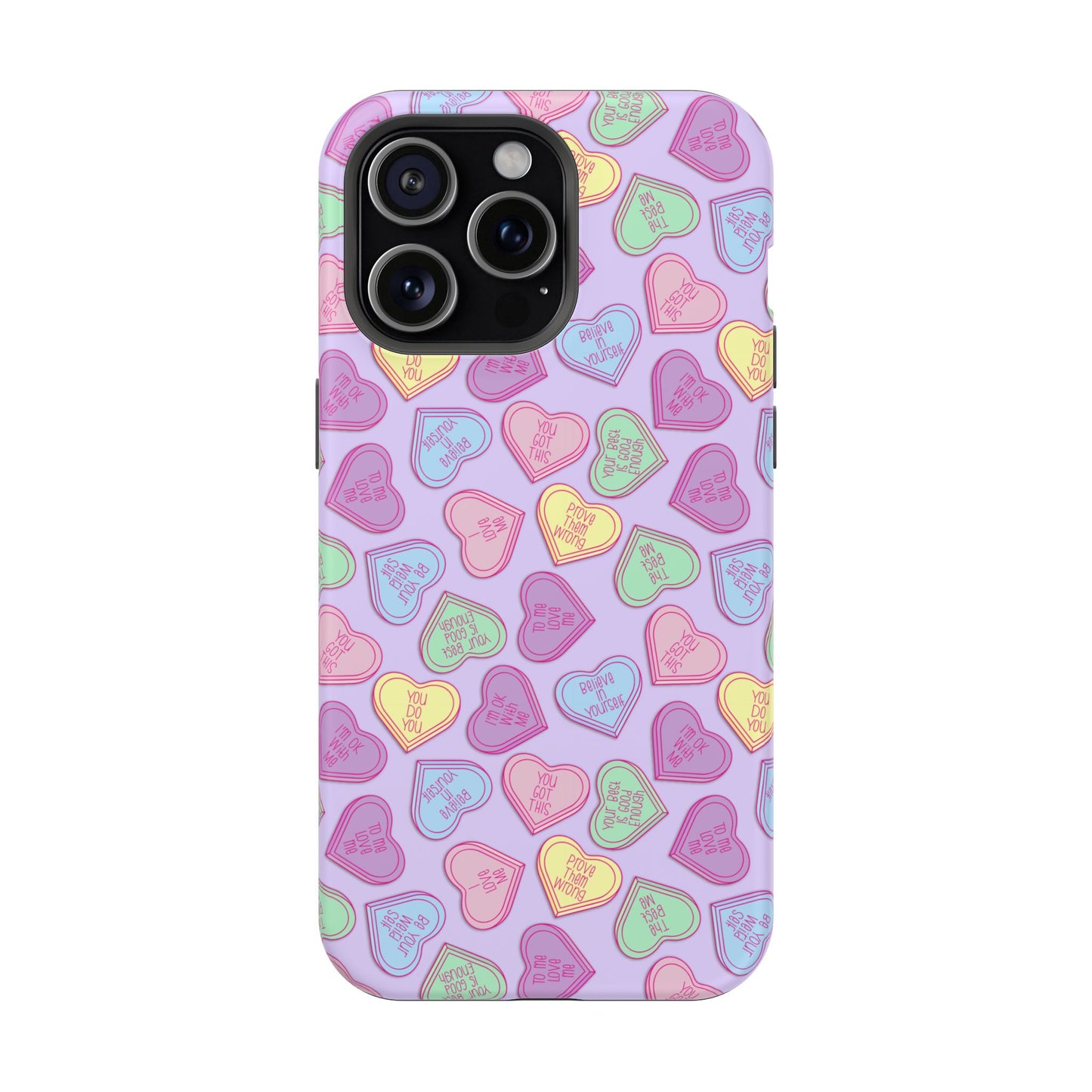 I Heart Me Purple Phone Case