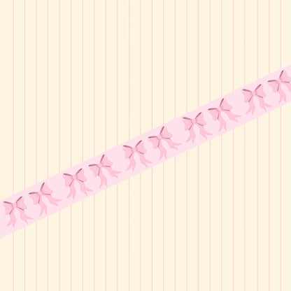 Little Bow Washi Tape | Pink, Lilac & Powder Blue Bow Washi Tape