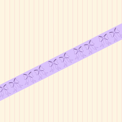 Little Bow Washi Tape | Pink, Lilac & Powder Blue Bow Washi Tape