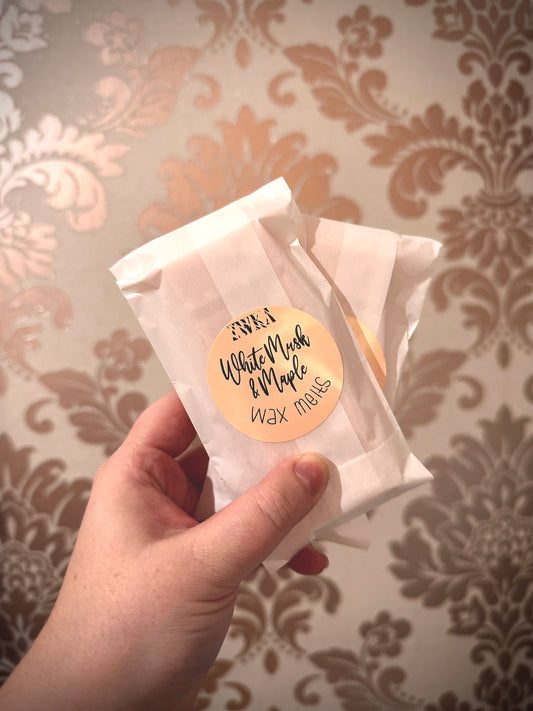 White Musk and Maple Scented Wax Melts