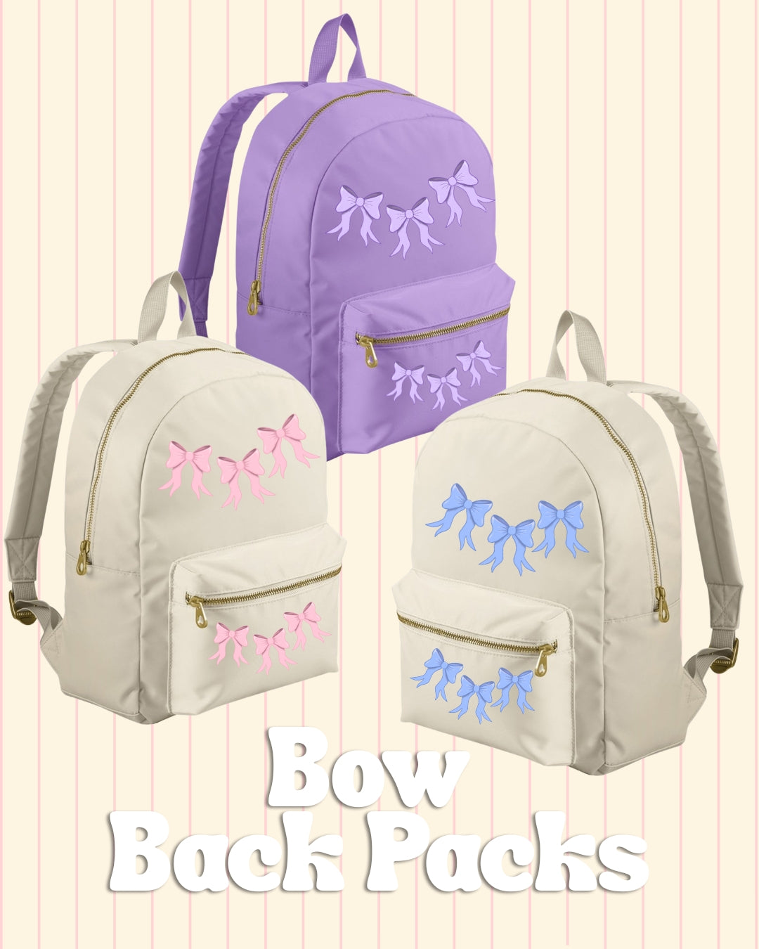 Bow Backpacks from The Fresh Start Edit