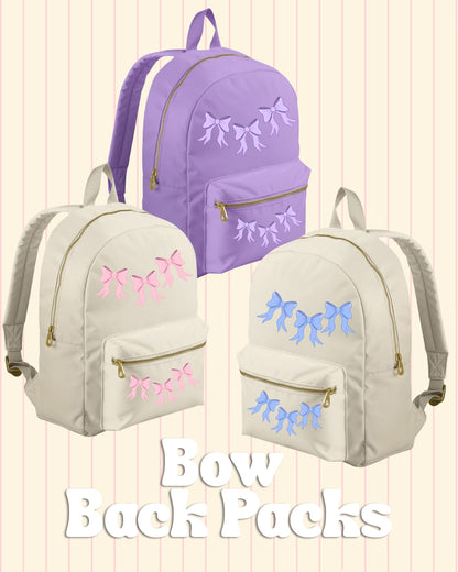 Bow Backpacks from The Fresh Start Edit