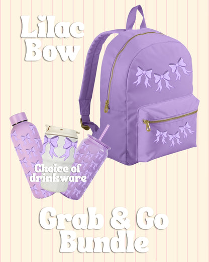 Everyday backpack and drinkware set