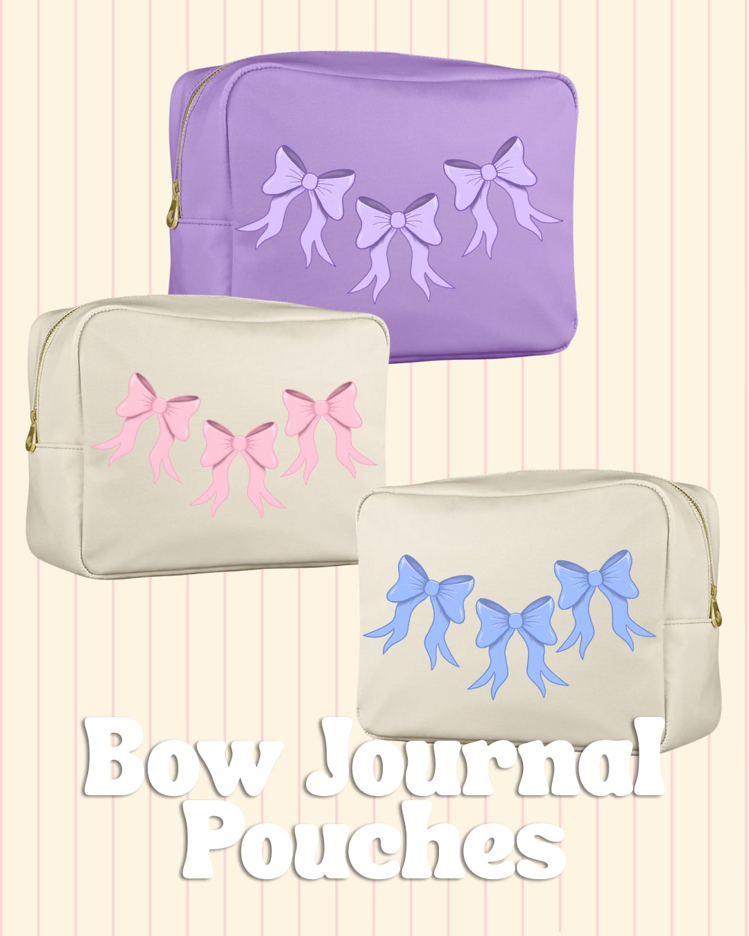Bow Journal Pouches from The Fresh Start Edit