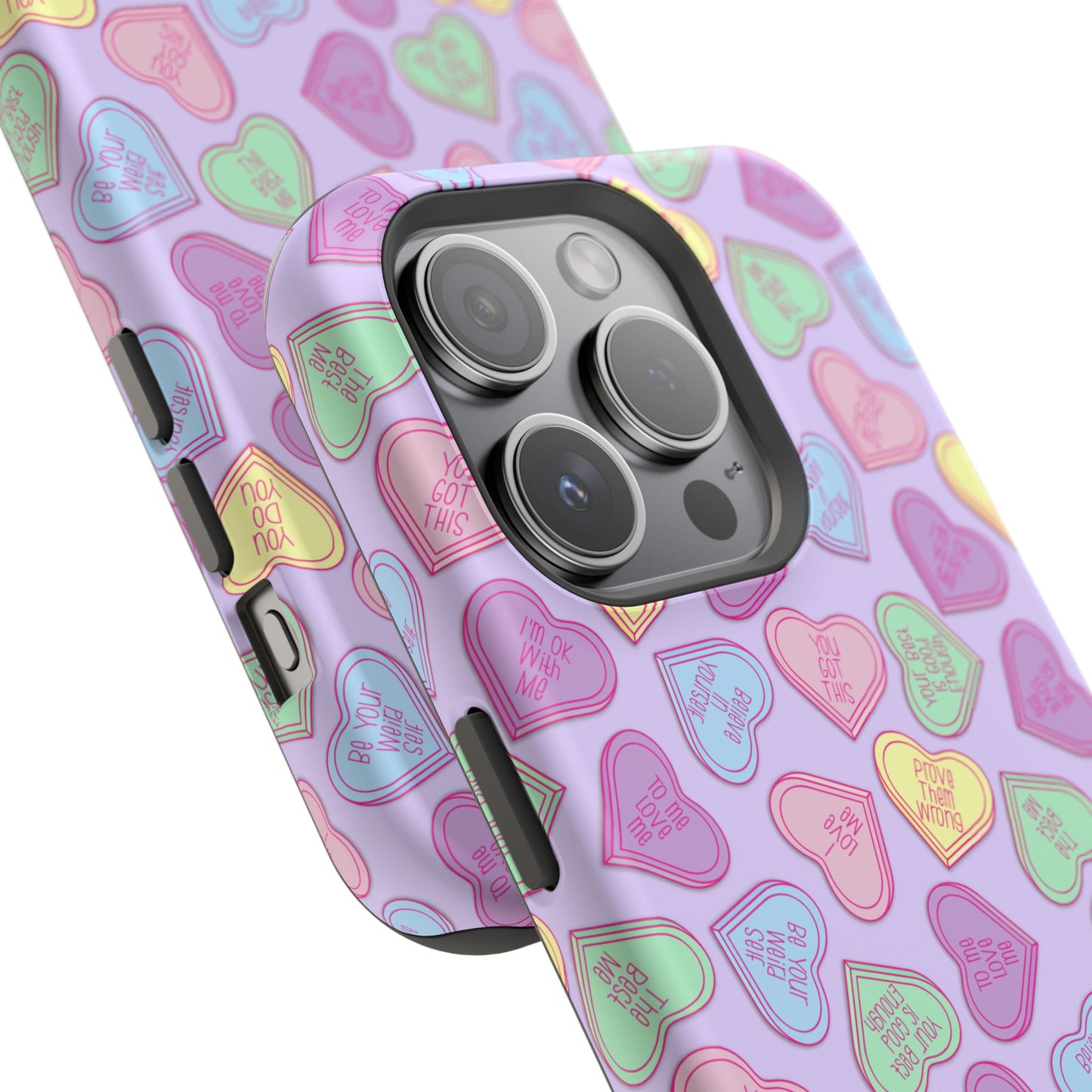 I Heart Me Purple Phone Case