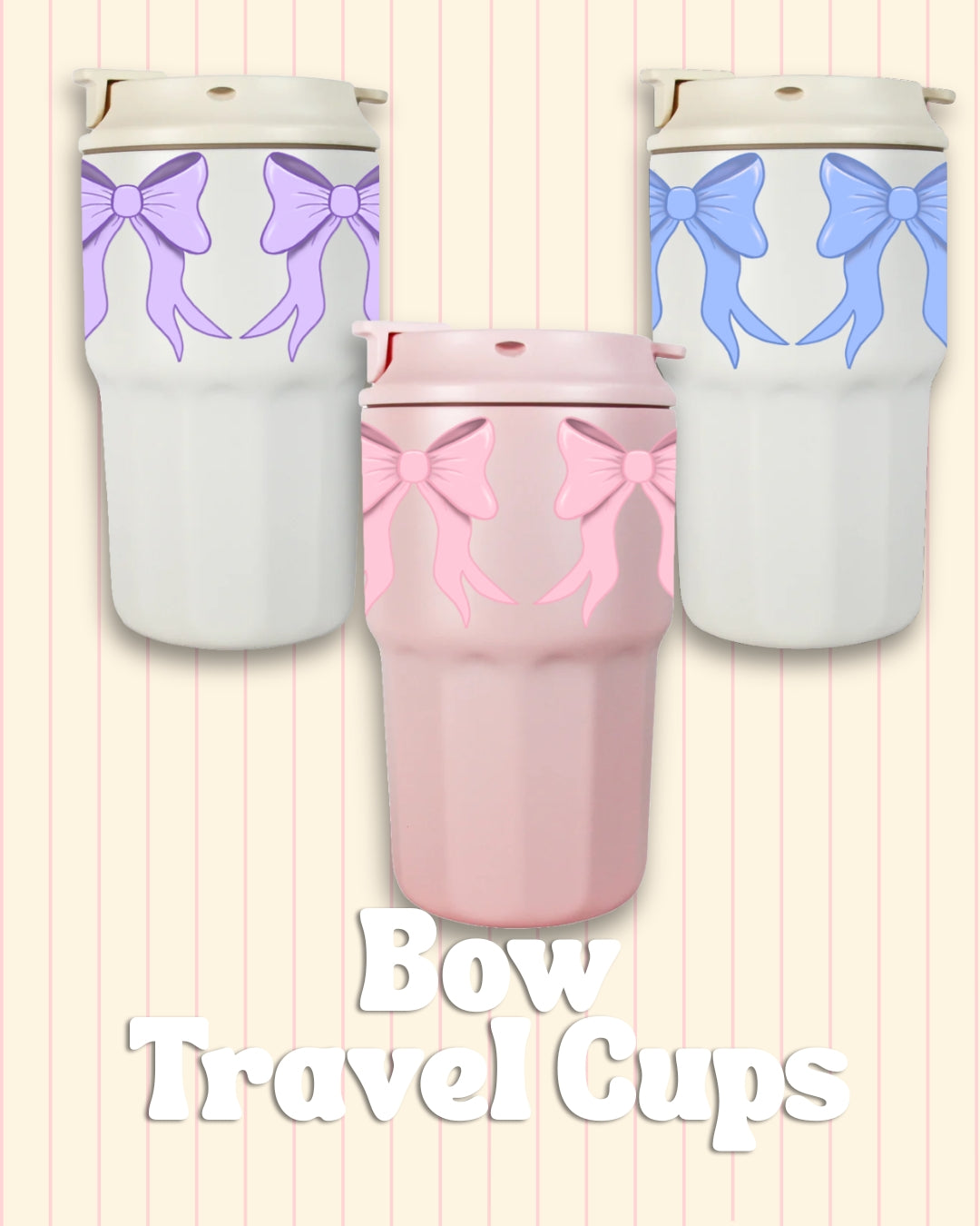 Bow Travel Mugs from The Fresh Start Edit