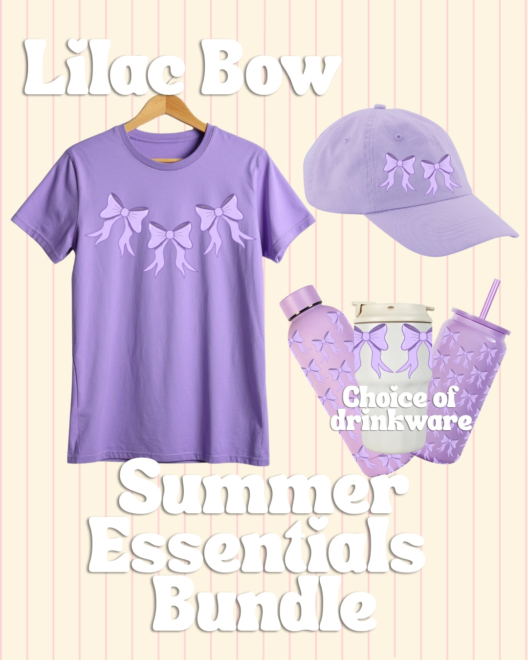 Lilac Bow summer clothing bundle