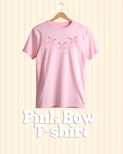 Pink bow T-shirt by ZWKA Accessories