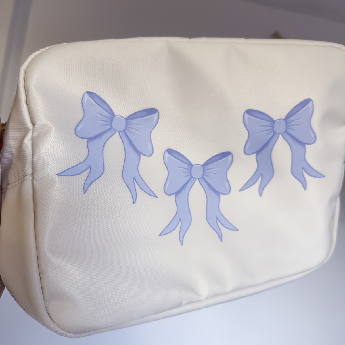SECONDS - Powder Blue Bow Journal Pouch