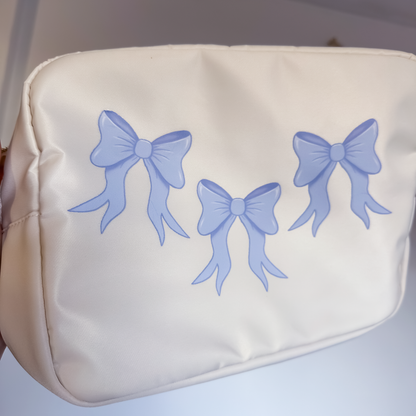 SECONDS - Powder Blue Bow Journal Pouch