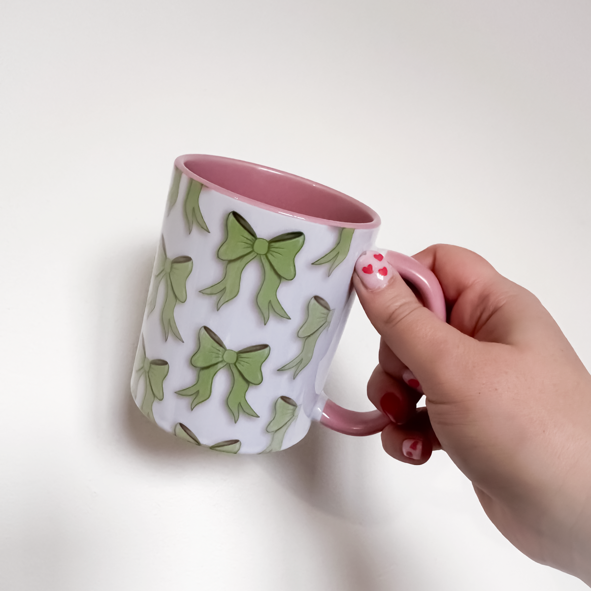 Green Bow Desk Ritual Bundle | Mug & Bow Mug Rug Set