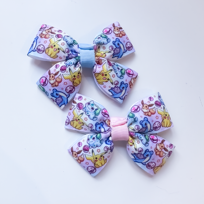 Character Hair Bows | Alligator Clip Pair