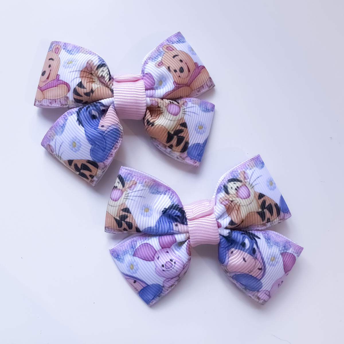 Character Hair Bows | Alligator Clip Pair