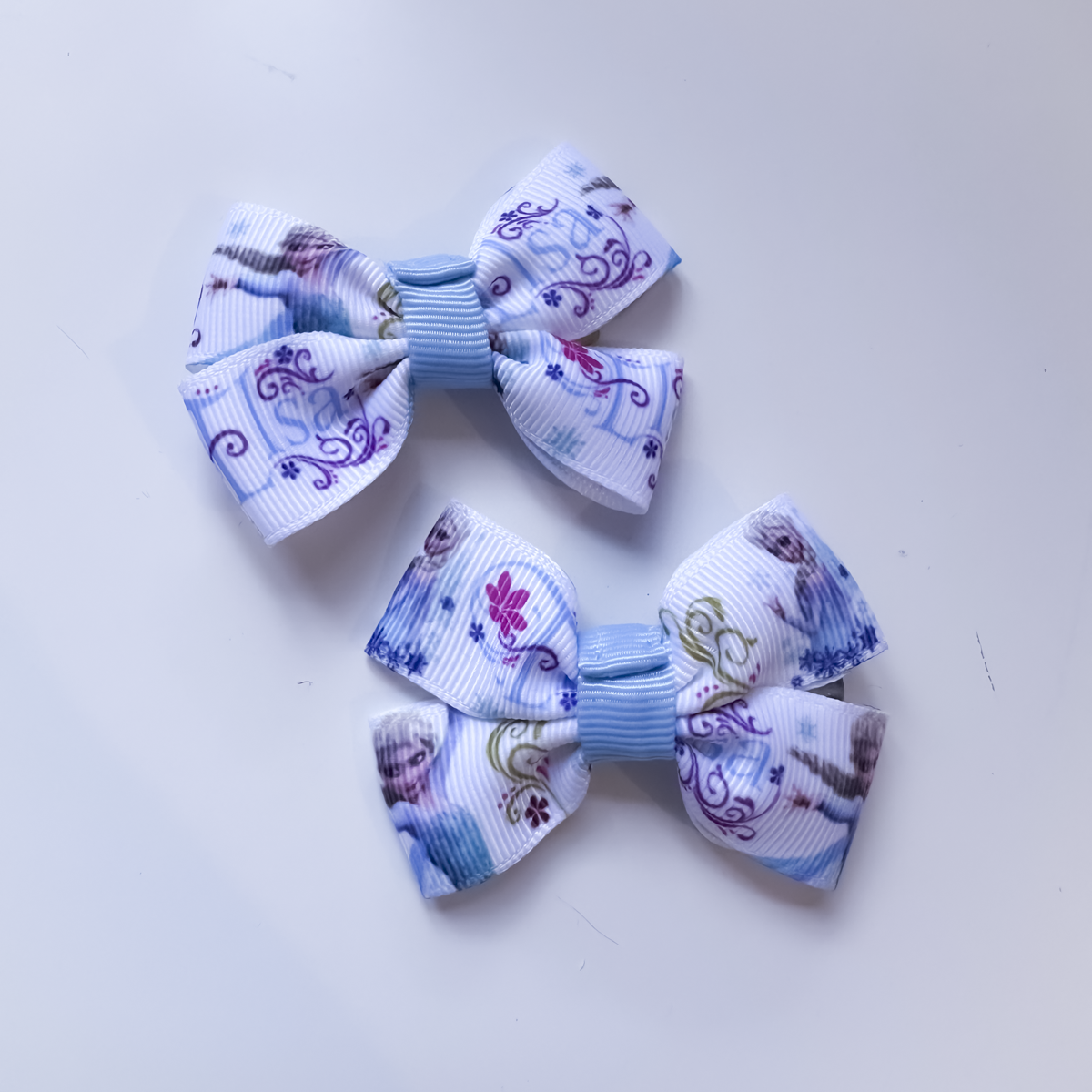 Character Hair Bows | Alligator Clip Pair
