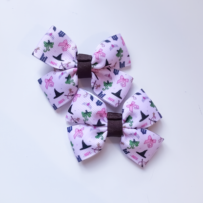 Character Hair Bows | Alligator Clip Pair