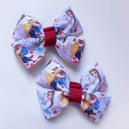 Character Hair Bows | Alligator Clip Pair