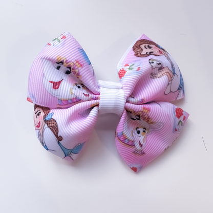 Character Hair Bows | Barrette Clip