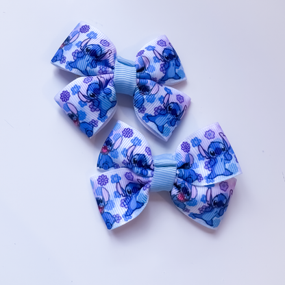 Character Hair Bows | Alligator Clip Pair