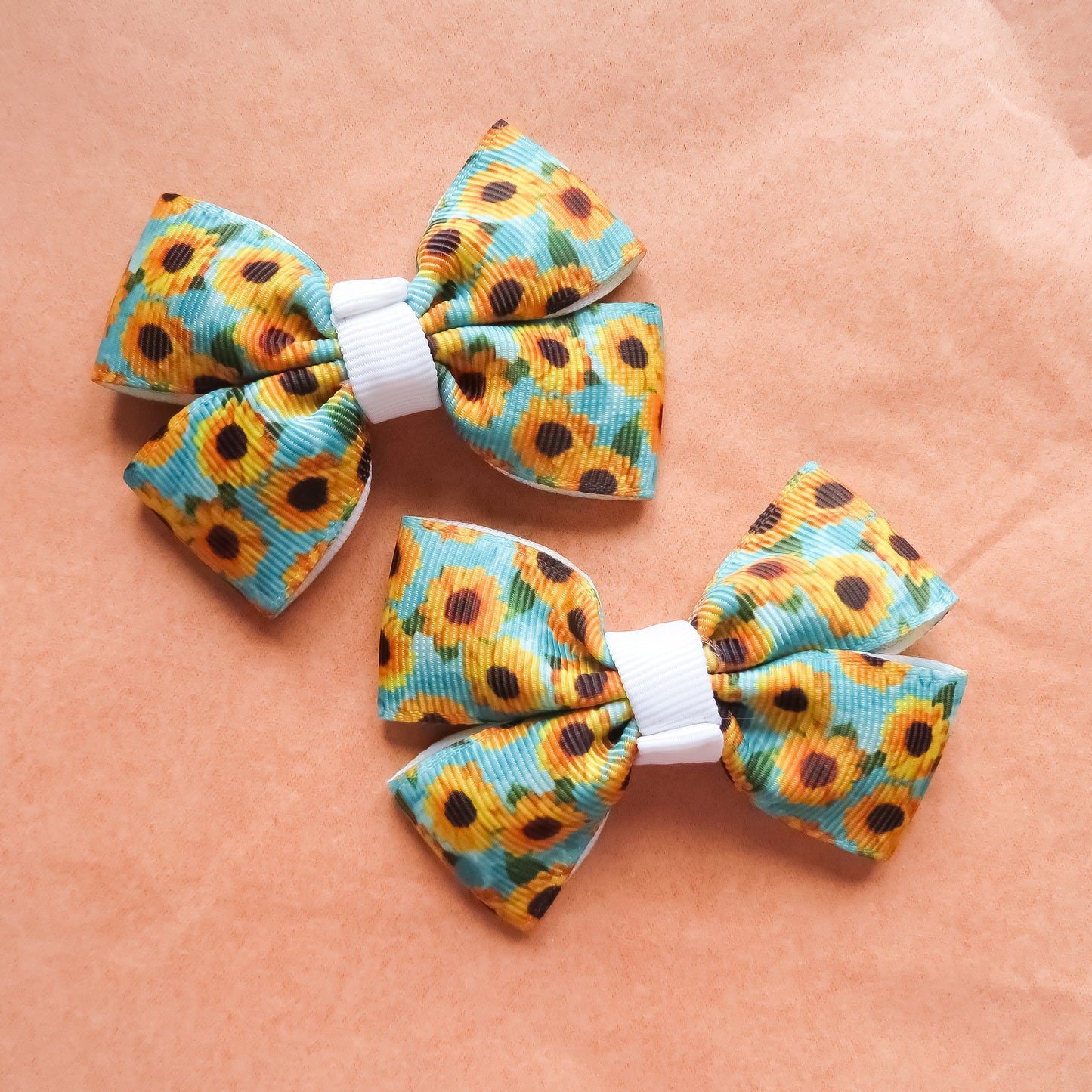 Sunflower Hair Bows