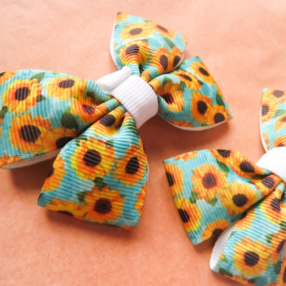 Sunflower Hair Bows