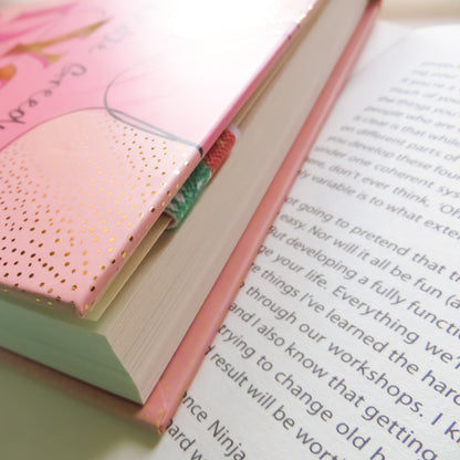 Handmade cherry bookmark with strong magnets