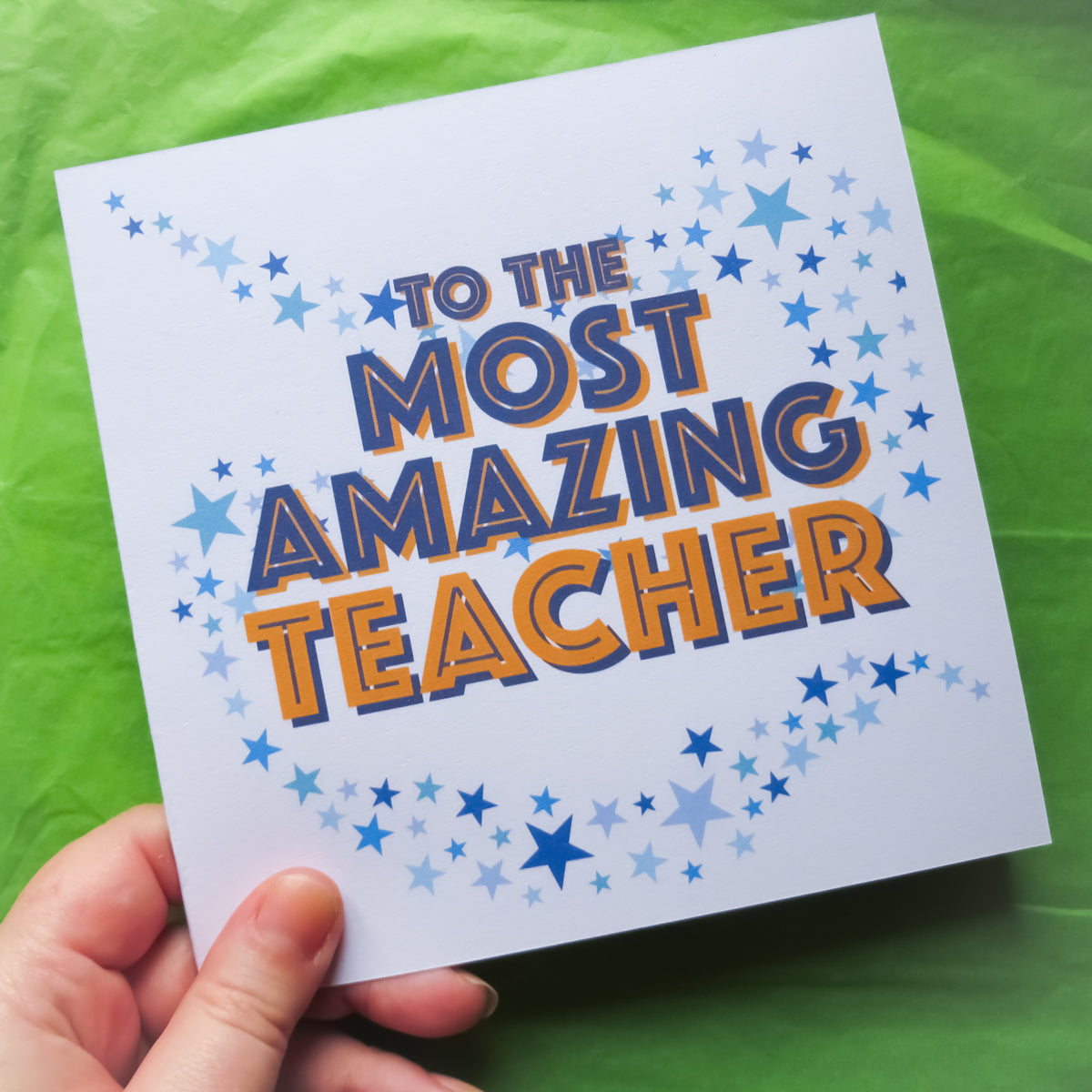 To the Most Amazing Teacher Greeting Card