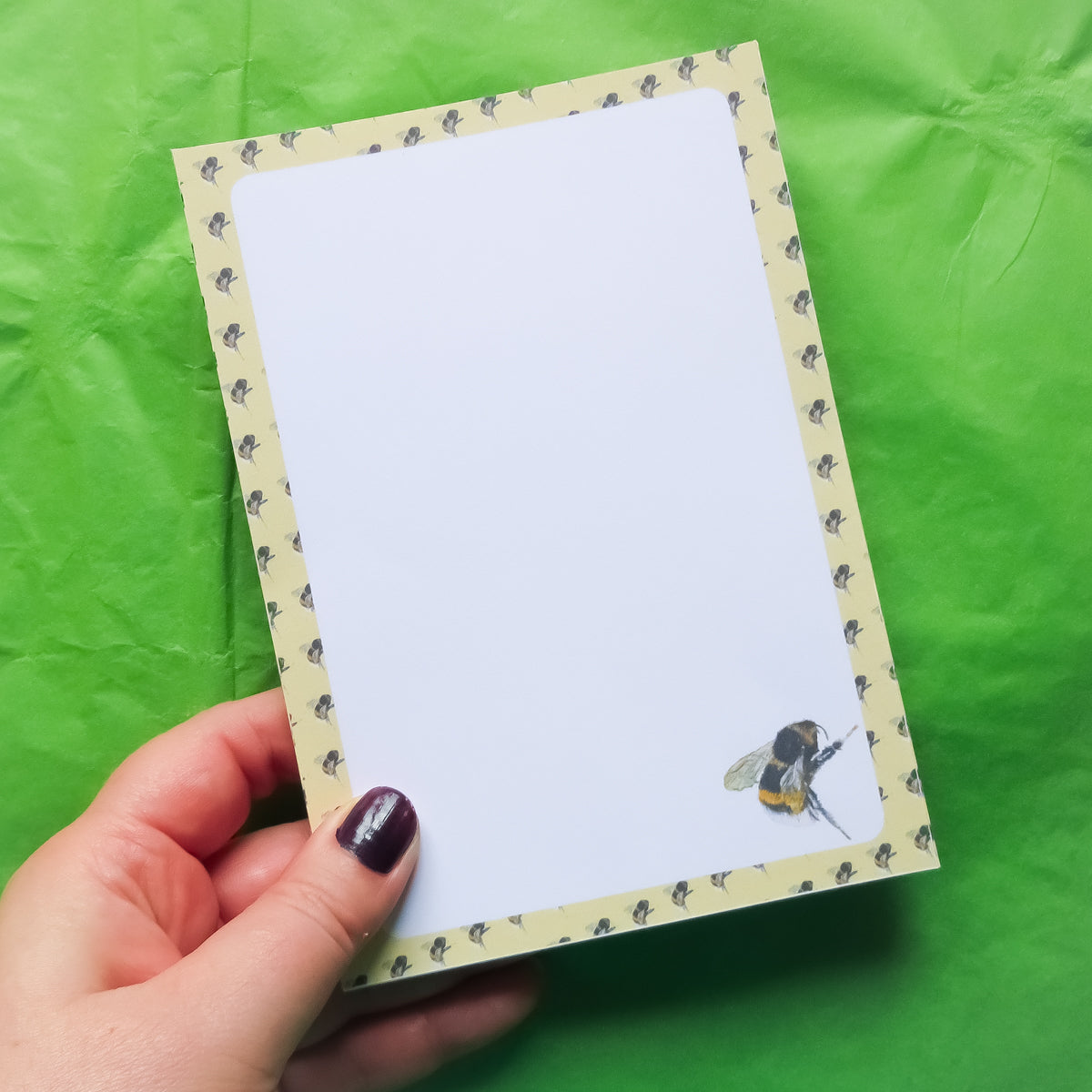 Bee A6 Plain Notepad