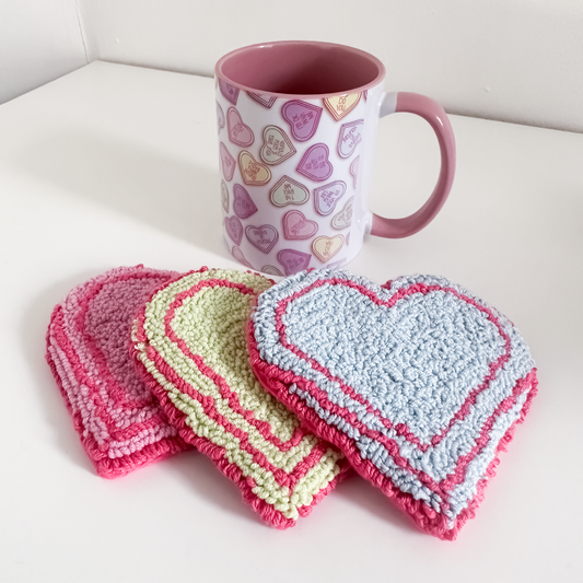 I Heart Me Desk Ritual Bundle | Mug & Heart Mug Rug Set