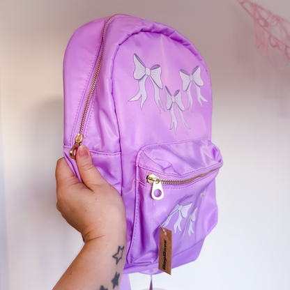 SAMPLE - Lilac Bow Backpack