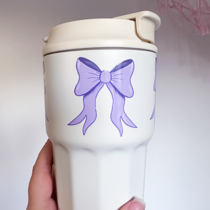 SECONDS - Lilac Bow Travel Mug