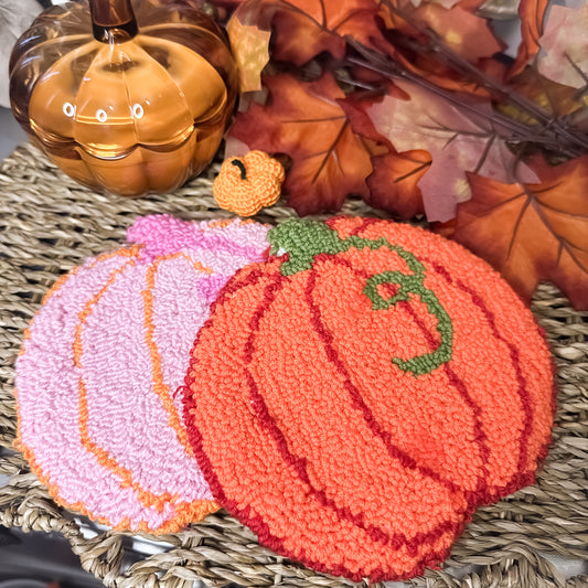 Pumpkin Mug Rug Coaster