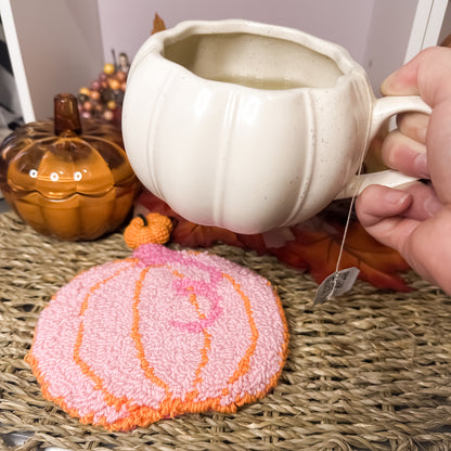 Pumpkin Mug Rug Coaster