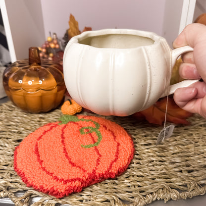 Pumpkin Mug Rug Coaster