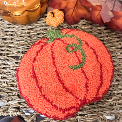 Pumpkin Mug Rug Coaster