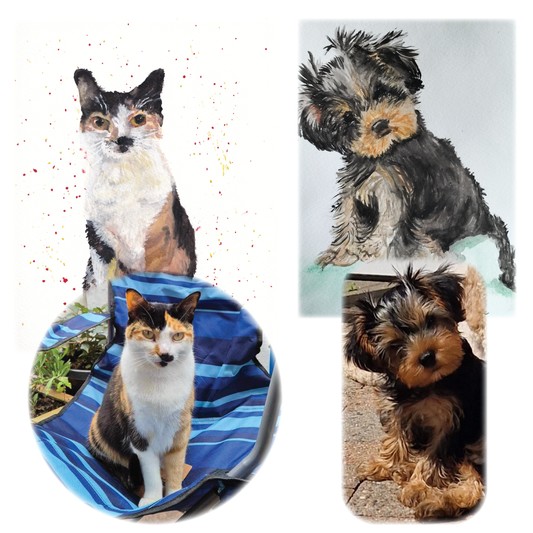 Custom Pet Portrait Painting