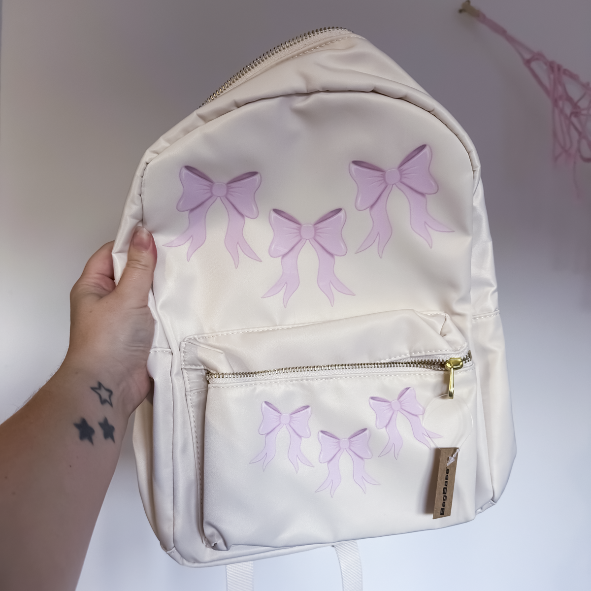 SAMPLE - Pink Bow Backpack